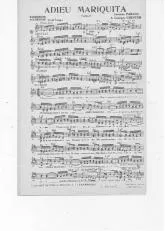 télécharger la partition d'accordéon Adieu Mariquita (Tango) au format PDF
