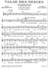 télécharger la partition d'accordéon Valse des Neiges (Schneewalzer) au format PDF