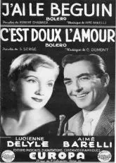 télécharger la partition d'accordéon C'est doux l'amour (Boléro) au format PDF