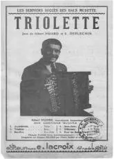 télécharger la partition d'accordéon Triolette (Java) au format PDF