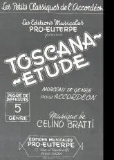 télécharger la partition d'accordéon Toscana Etude au format PDF