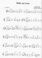 télécharger la partition d'accordéon Baby my love (Slow) au format PDF