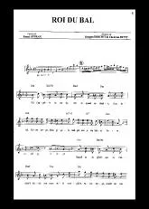 télécharger la partition d'accordéon Roi du bal (Tango) au format PDF