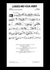 télécharger la partition d'accordéon Laissez moi vous aimer (Du fFlm : Marinella) (Chant : Tino Rossi) (Tango Chanté) au format PDF