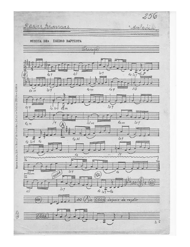 télécharger la partition d'accordéon Rosas brancas (Tango) au format PDF