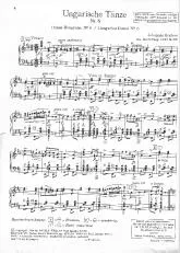 télécharger la partition d'accordéon Ungarische Tänze n°6 (Danse Hongroise n°6) (Hungarian Dance n°6) (Arrangement : Curt Mahr) au format PDF