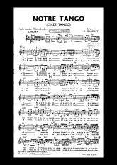 télécharger la partition d'accordéon Notre tango (Onze tango) au format PDF