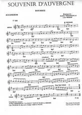 télécharger la partition d'accordéon Souvenir d'Auvergne (Bourrée) au format PDF