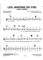 télécharger la partition d'accordéon Les jardins du ciel (Sun of Jamaïca) au format PDF