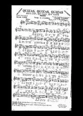 télécharger la partition d'accordéon Quizas Quizas Quizas (Qui sait Qui sait Qui sait) (Arrangement Yvonne Thomson) (Violon + Accordéon) (Boléro) au format PDF