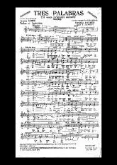 télécharger la partition d'accordéon Tres Palabras (Si vous m'aimiez autant) (Arrangement Yvonne Thomson) (Violon + Accordéon) (Biguine) au format PDF