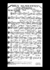 télécharger la partition d'accordéon Deux Silhouettes (Two Silhouettes) (Violon + Accordéon) au format PDF