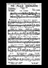 télécharger la partition d'accordéon Pourquoi donc (Nie placz dziewczyno) (Tango) au format PDF