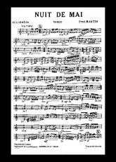 télécharger la partition d'accordéon Nuit de mai (Tango) au format PDF