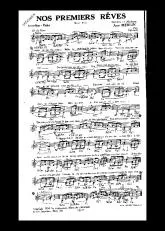 télécharger la partition d'accordéon Nos premiers rêves (Slow Rock) au format PDF