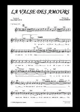 télécharger la partition d'accordéon La valse des amours au format PDF