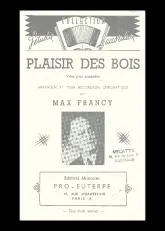 télécharger la partition d'accordéon Plaisir des bois (Valse) au format PDF