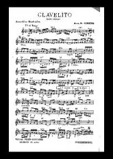 télécharger la partition d'accordéon Clavelito (Tango) au format PDF
