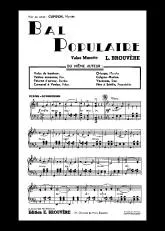 télécharger la partition d'accordéon Bal populaire (Valse Musette) au format PDF