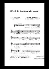 télécharger la partition d'accordéon C'est la barque du rêve au format PDF