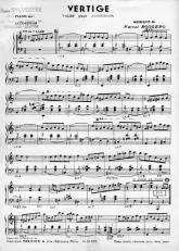 télécharger la partition d'accordéon Vertige (Valse Musette) (Accordéon + Saxophones) au format PDF