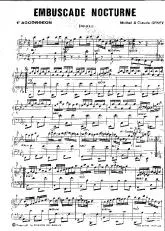 télécharger la partition d'accordéon Embuscade Nocturne (1er + 2ème Accordéon) (Polka) au format PDF