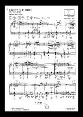 télécharger la partition d'accordéon Fiesta Y Flores (Fête et fleurs) (Paso Doble) au format PDF