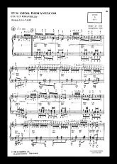 télécharger la partition d'accordéon Tus ojos romanticos (Tes yeux romantiques) (Tango) au format PDF
