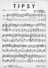 télécharger la partition d'accordéon Tipsy (Swing) au format PDF
