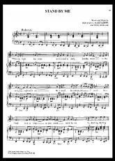 télécharger la partition d'accordéon Stand by me au format PDF