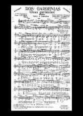 télécharger la partition d'accordéon Dos Gardenias (Deux Gardénias) (Accordéon + Violon) au format PDF