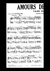 télécharger la partition d'accordéon Amours de musette (Valse Musette) au format PDF