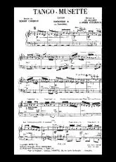 télécharger la partition d'accordéon Tango Musette au format PDF