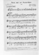 télécharger la partition d'accordéon Paris est un accordéon (Arrangement : Guy Douvrin) (Chant : Georges Guétary) (Java) au format PDF