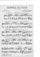 télécharger la partition d'accordéon Auprès de vous (Tango Chanté) au format PDF
