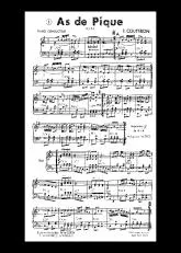 télécharger la partition d'accordéon As de pique (Polka) (Orchestration Complète) au format PDF