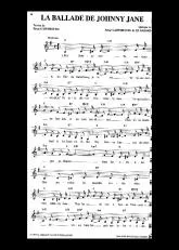 télécharger la partition d'accordéon La ballade de Johnny Jane au format PDF