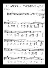 télécharger la partition d'accordéon El tango du troisième ache (Le tango du troisième âge) au format PDF