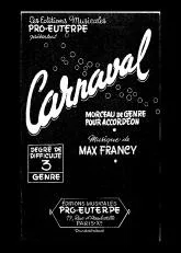 télécharger la partition d'accordéon Carnaval (Morceau de Genre) (Marche) au format PDF