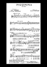 télécharger la partition d'accordéon Piccinina (Chant : Tino Rossi) (Fox Trot Chanté) au format PDF