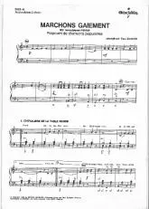 télécharger la partition d'accordéon Marchons gaiement (Pot Pourri de chansons populaires) (Arrangement Paul Boistelle) au format PDF