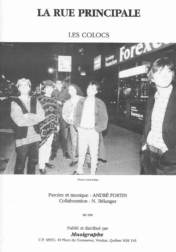 télécharger la partition d'accordéon La rue principale (Swing) au format PDF