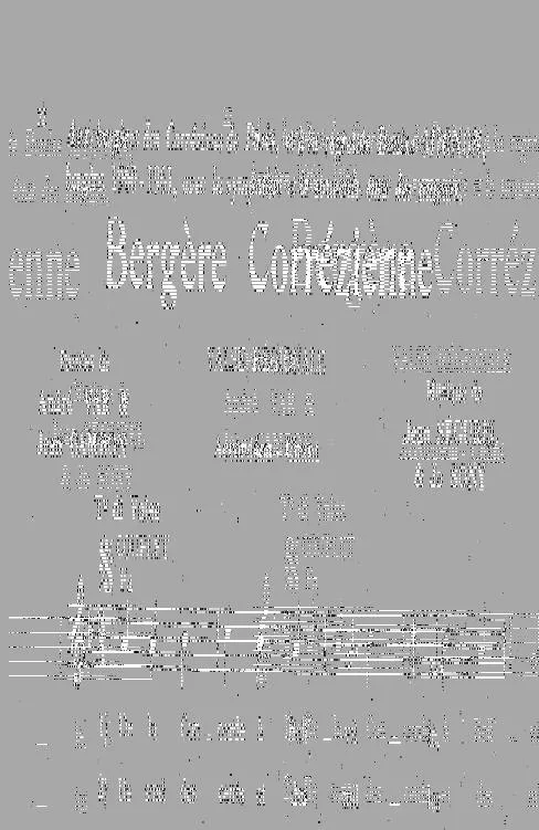 télécharger la partition d'accordéon Bergère Corrézienne (Valse Régionale) au format PDF