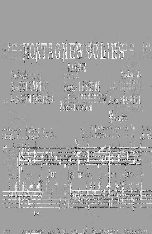 télécharger la partition d'accordéon Montagnes jolies (Marche) au format PDF