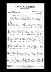 télécharger la partition d'accordéon Le galérien (Chant populaire Russe) (Valse Modérée) au format PDF