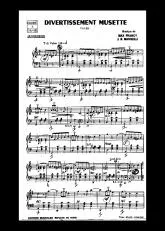 télécharger la partition d'accordéon Divertissement Musette (Valse) au format PDF