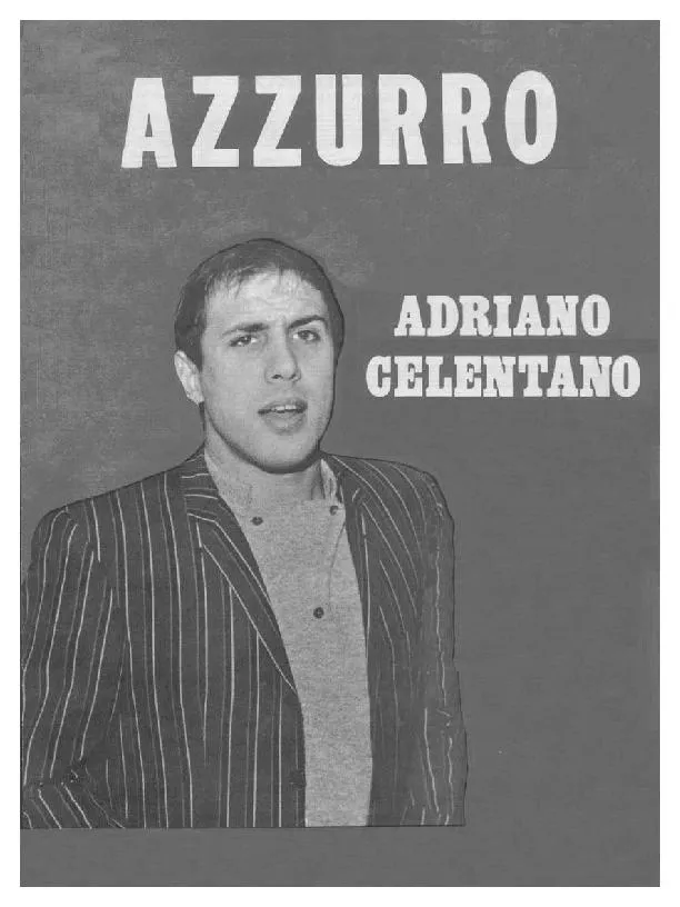 télécharger la partition d'accordéon Azzurro (Chant : Adriano Celentano) au format PDF