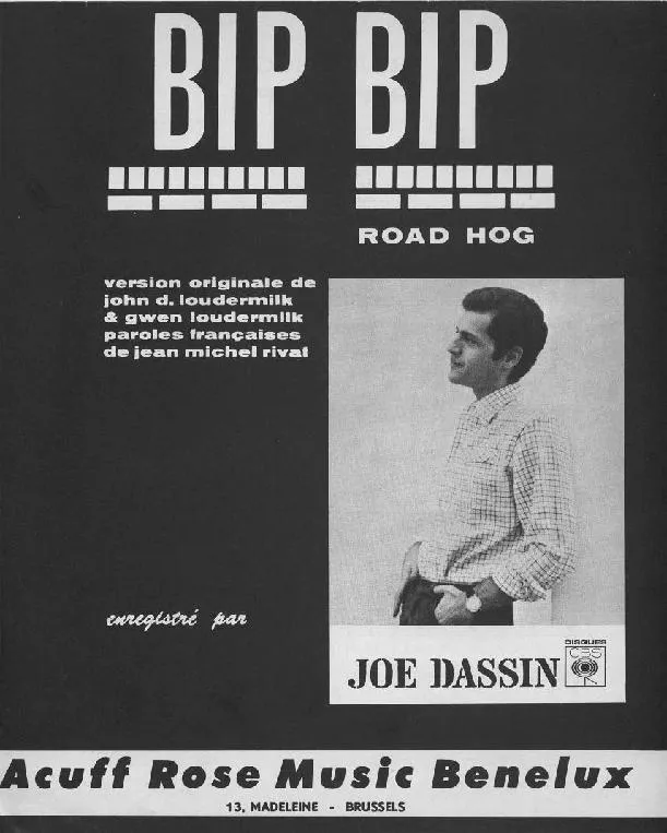 télécharger la partition d'accordéon Bip Bip (Road Hog) au format PDF