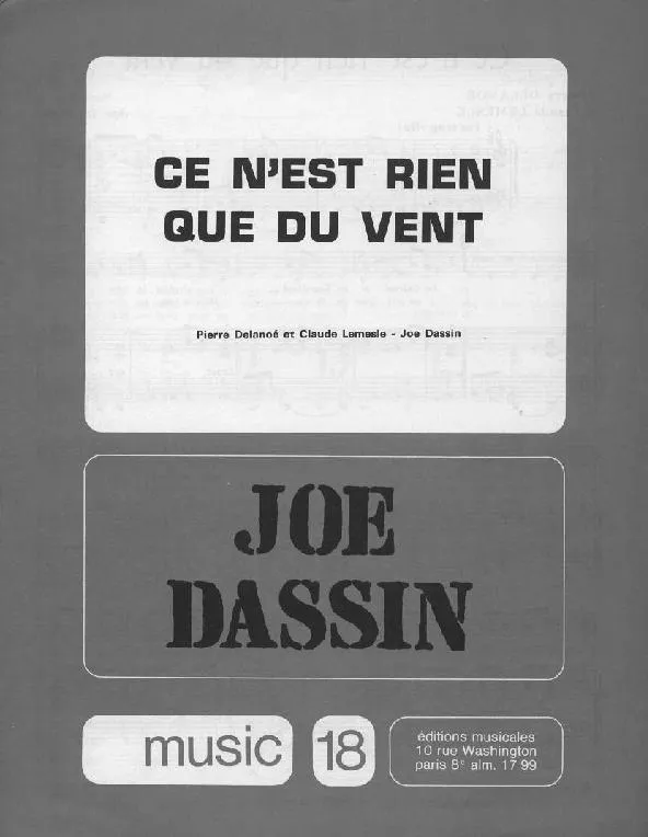 télécharger la partition d'accordéon Ce n'est rien que du vent au format PDF