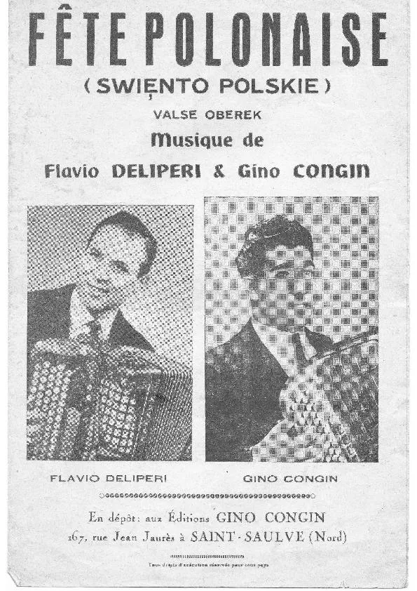 télécharger la partition d'accordéon Fête Polonaise (Swiento Polslie) (Valse Oberek) au format PDF